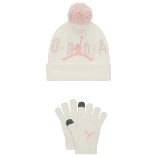 Jordan Παιδικό σετ σκουφάκι & γάντια Pom Beanie 2-Piece Set Jordan Παιδικό σετ σκουφάκι & γάντια Pom Beanie 2-Piece Set